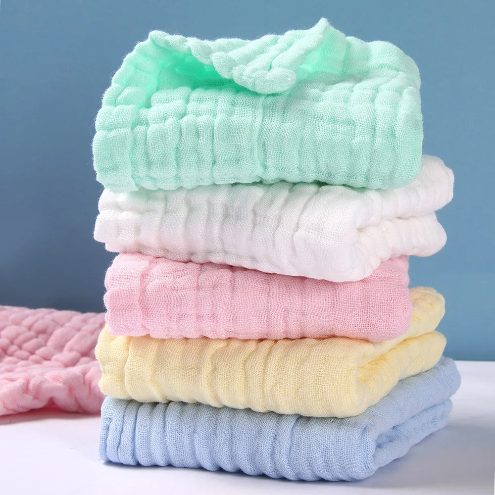 Serviette de bain bébé visage et corps | GazeDouce