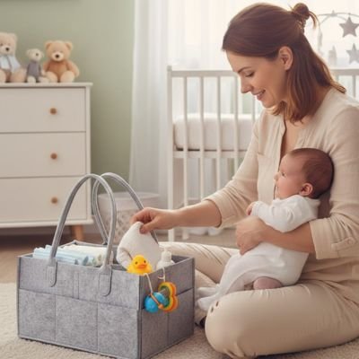 Panier rangement bébé