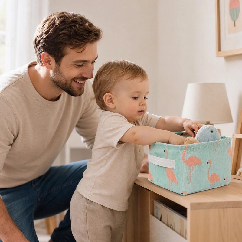 Panier rangement bebe bébé range.