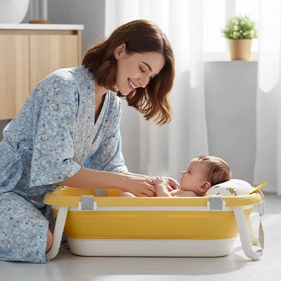 Coussin de bain bebe soin