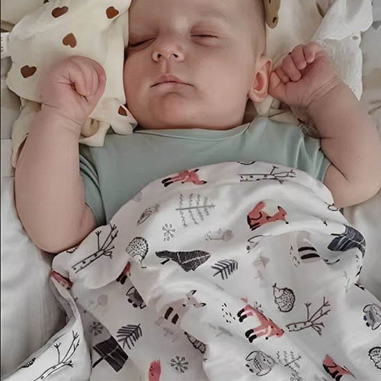 Couverture bébé doux moments de sommeil