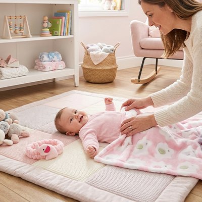 maman couvre bébé