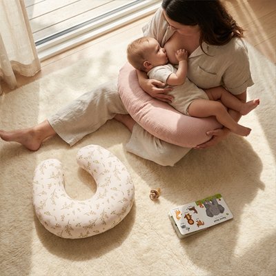 Housse coussin allaitement confort
