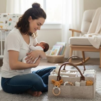 Panier de rangement bébé