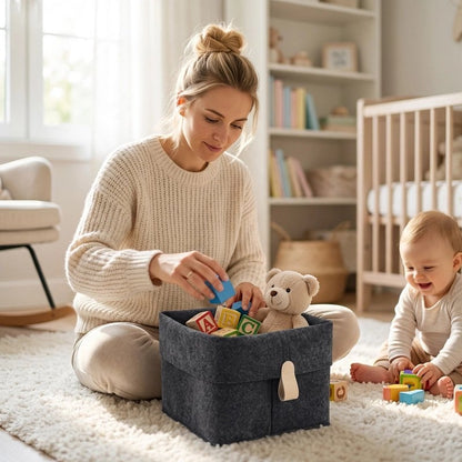 Panier de rangement bébé espace structuré