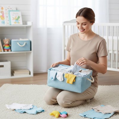 Panier rangement bébé