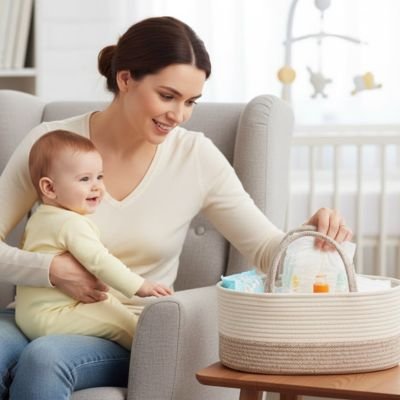 Panier rangement bébé