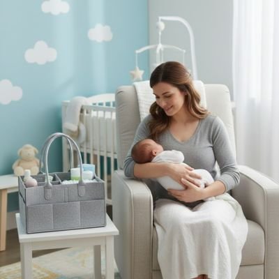 Panier rangement bébé