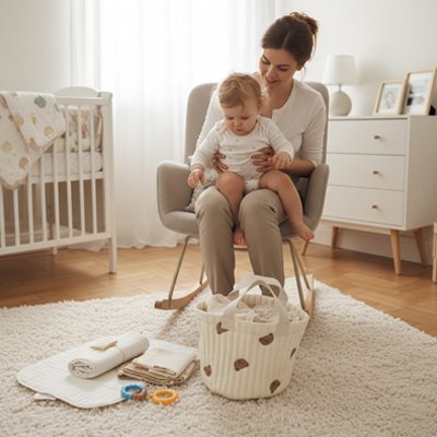 Panier rangement bébé