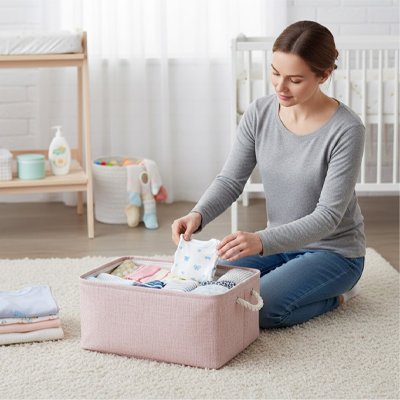 Panier rangement bébé