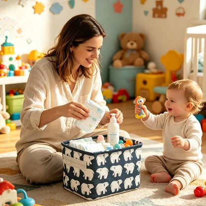 Panier rangement bebe moment de joie