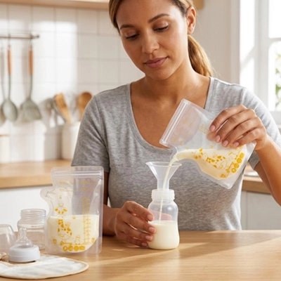 Sachet conservation lait maternel