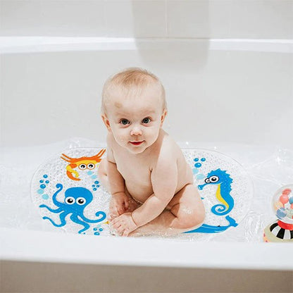 Tapis de bain pour bébé joyeux